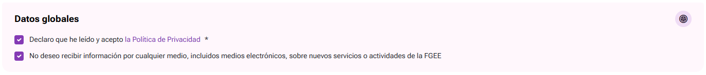 Datos globales