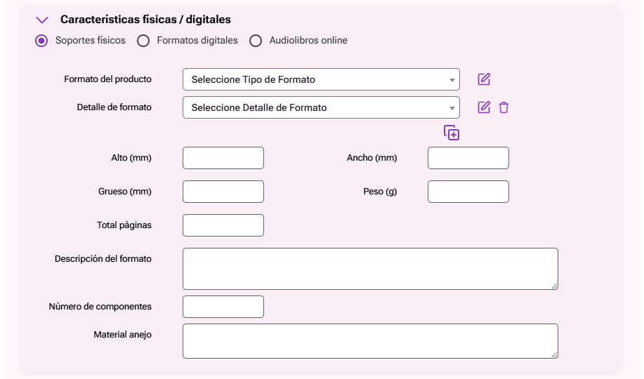Soportes físicos