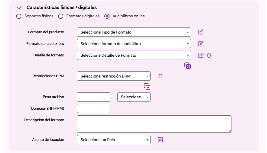 Audiolibro online